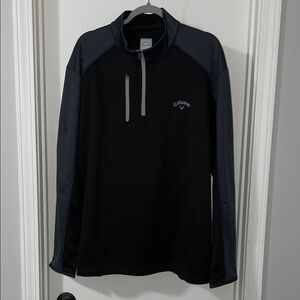 Callaway Black and Dark Gray Pullover
